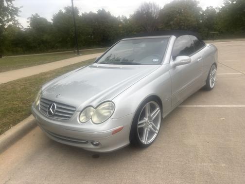 Silver 2005 Mercedes-Benz CLK-Class 320 Cabriolet