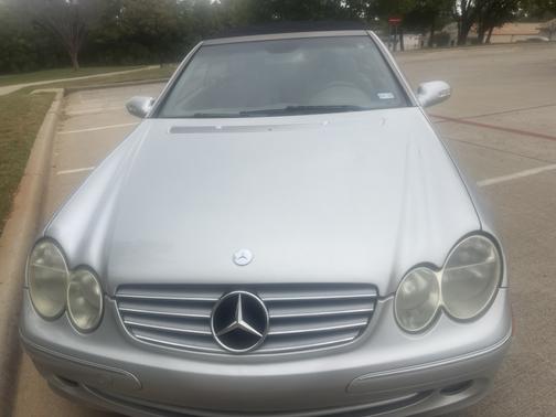 Silver 2005 Mercedes-Benz CLK-Class 320 Cabriolet