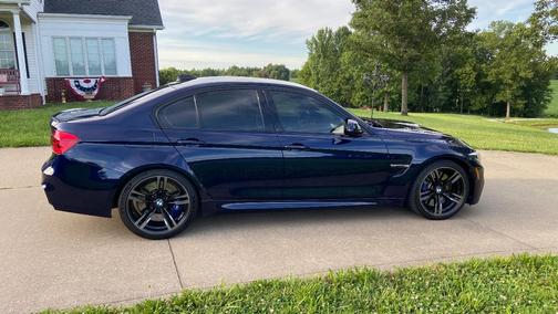 Blue 2018 BMW M3 Base