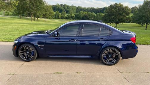 Blue 2018 BMW M3 Base
