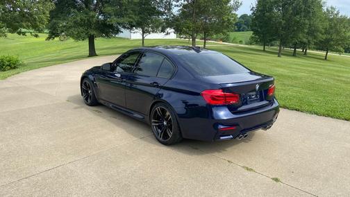 Blue 2018 BMW M3 Base