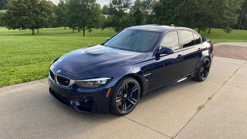 Blue 2018 BMW M3 Base