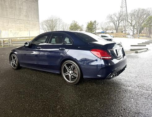 Blue 2016 Mercedes-Benz C-Class C 450 AMG 4MATIC