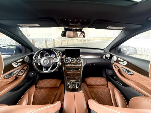 Blue 2016 Mercedes-Benz C-Class C 450 AMG 4MATIC