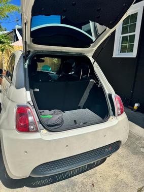 Beige 2016 FIAT 500e Battery Electric