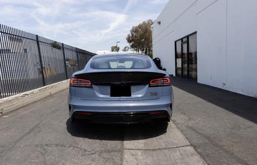 Blue 2026 Tesla Model S Plaid