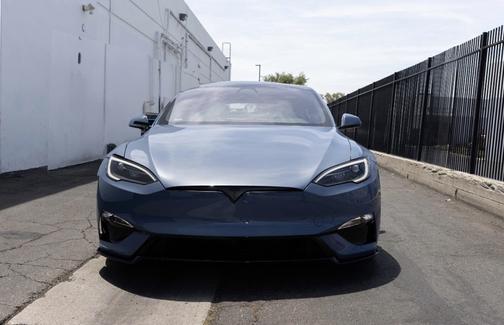 Blue 2026 Tesla Model S Plaid