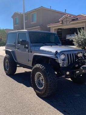 Silver 2017 Jeep Wrangler Rubicon