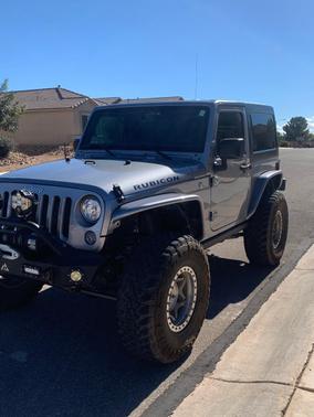 Silver 2017 Jeep Wrangler Rubicon