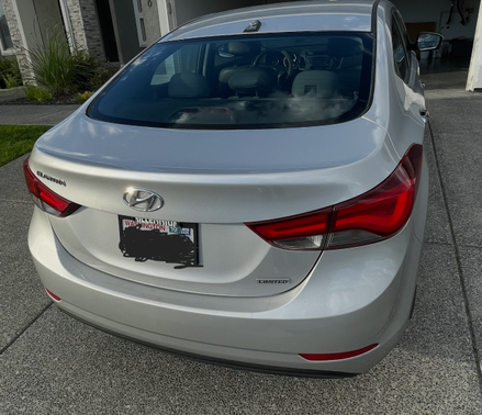 Silver 2015 Hyundai ELANTRA Limited PZEV