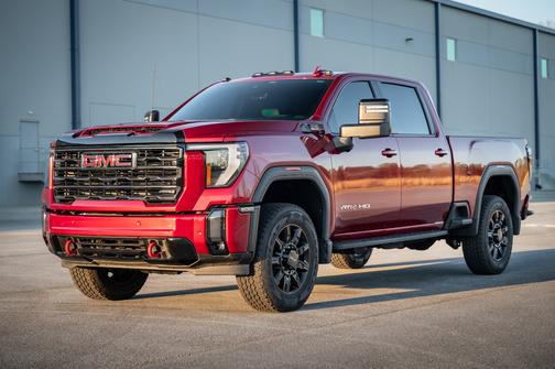 Red 2024 GMC Sierra 3500 AT4