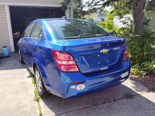 Blue 2018 Chevrolet Sonic LS