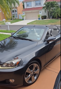 Gray 2011 Lexus IS 250C Base