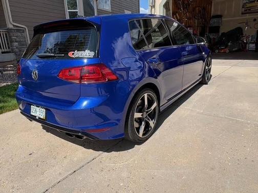 Blue 2016 Volkswagen Golf R 4-Door