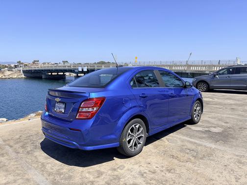 Blue 2017 Chevrolet Sonic LT
