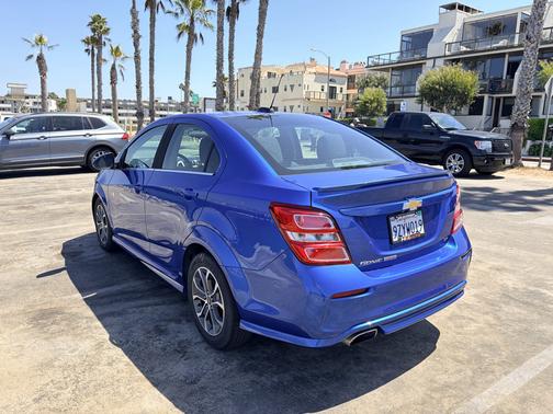 Blue 2017 Chevrolet Sonic LT
