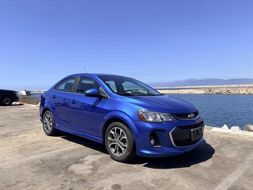 Blue 2017 Chevrolet Sonic LT