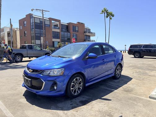 Blue 2017 Chevrolet Sonic LT