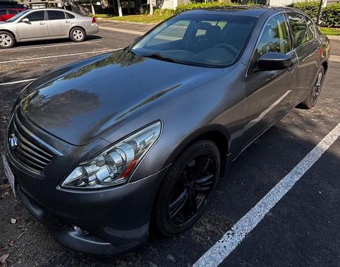 Gray 2010 INFINITI G37 x