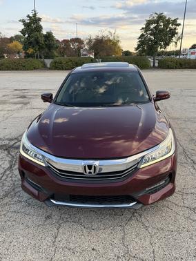 Red 2017 Honda Accord Touring