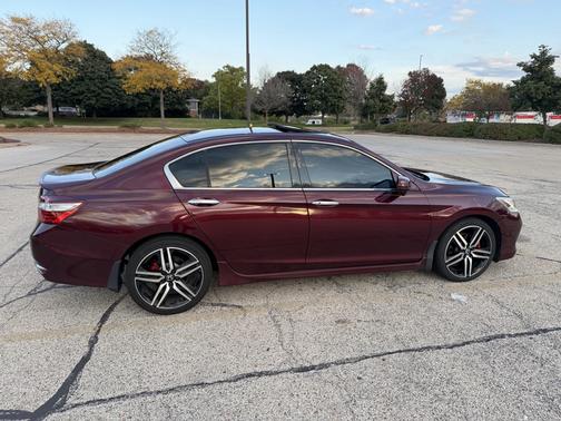 Red 2017 Honda Accord Touring
