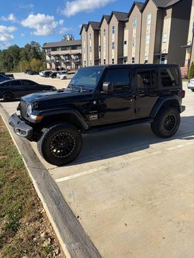 Black 2018 Jeep Wrangler Unlimited Sahara