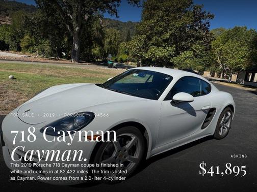 White 2019 Porsche 718 Cayman 718 Cayman