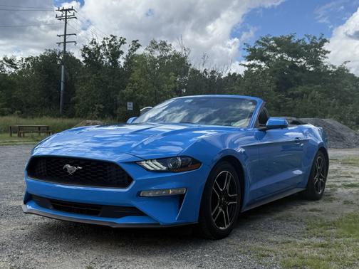 Blue 2023 Ford Mustang EcoBoost Premium