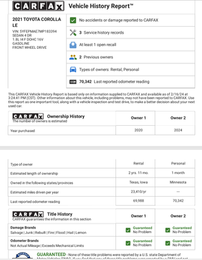2021 Toyota Corolla LE