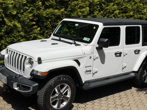 White 2020 Jeep Wrangler Unlimited Sahara