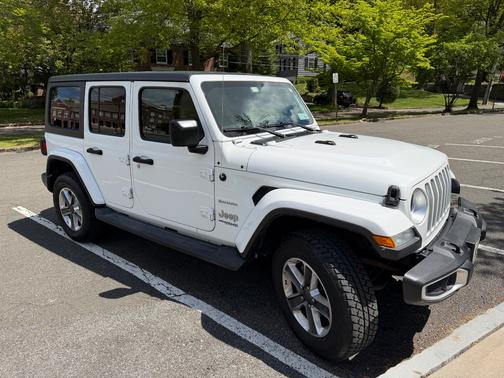White 2020 Jeep Wrangler Unlimited Sahara