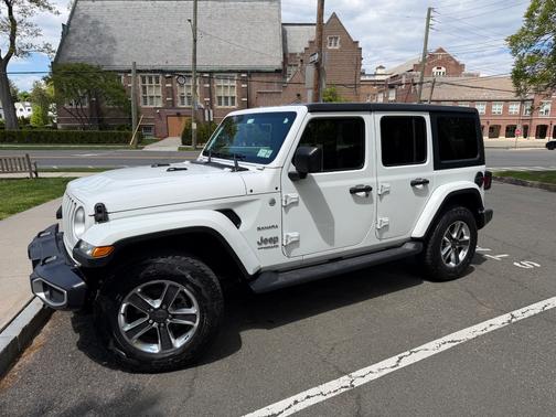 White 2020 Jeep Wrangler Unlimited Sahara