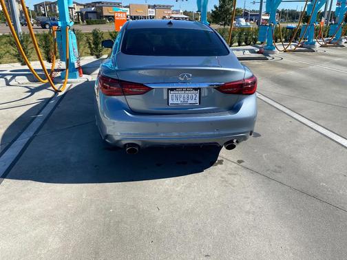 Blue 2018 INFINITI Q50 3.0t LUXE
