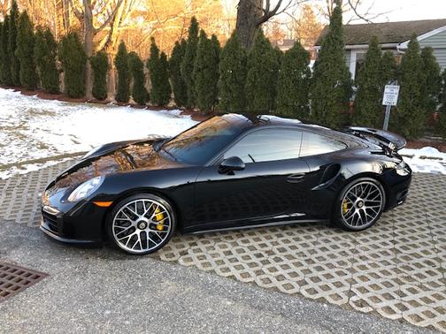 Black 2015 Porsche 911 911 Turbo S