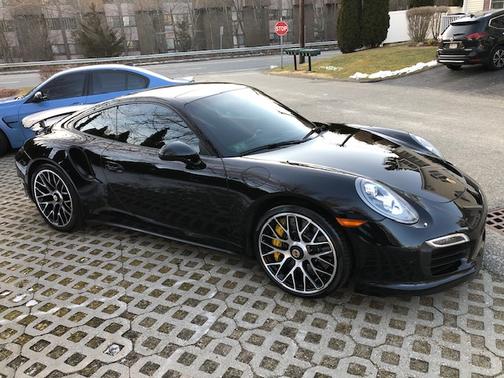 Black 2015 Porsche 911 911 Turbo S
