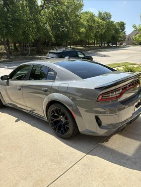 Gray 2023 Dodge Charger SRT Hellcat Widebody Jailbreak