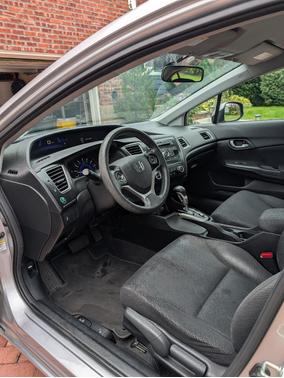 Silver 2013 Honda Civic LX
