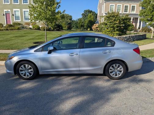 Silver 2012 Honda Civic LX