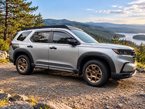 Silver 2024 Honda Pilot TrailSport