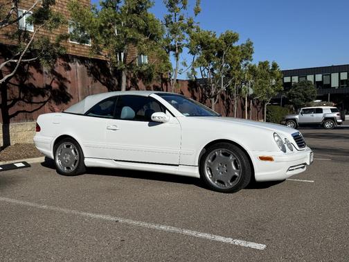 White 2000 Mercedes-Benz CLK-Class 430 Cabriolet