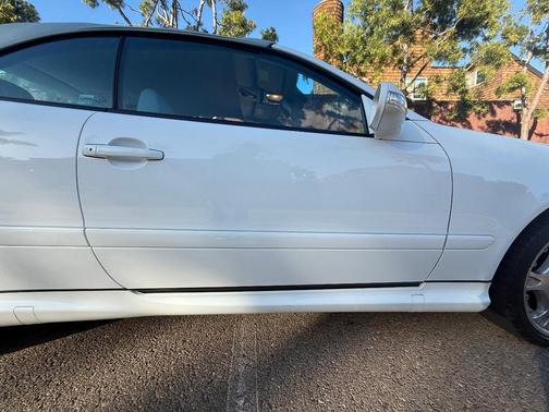 White 2000 Mercedes-Benz CLK-Class 430 Cabriolet