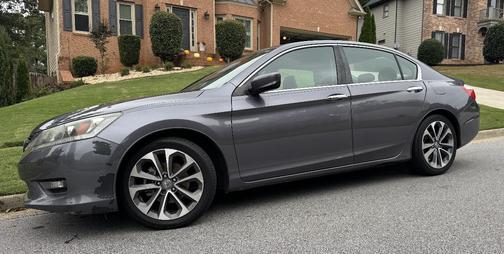 Gray 2015 Honda Accord Sport