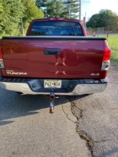 Red 2008 Toyota Tundra SR5 CrewMax