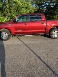 Red 2008 Toyota Tundra SR5 CrewMax