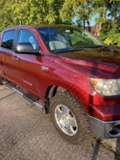 Red 2008 Toyota Tundra SR5 CrewMax