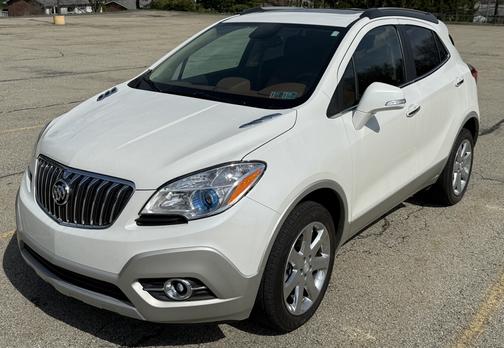 White 2016 Buick Encore Leather