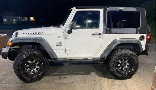 White 2008 Jeep Wrangler Rubicon