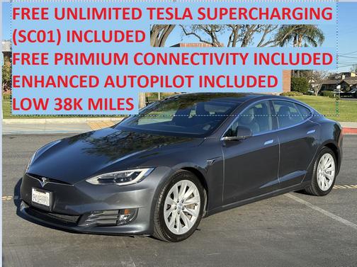 Gray 2017 Tesla Model S 75D