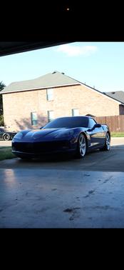 Blue 2005 Chevrolet Corvette Base