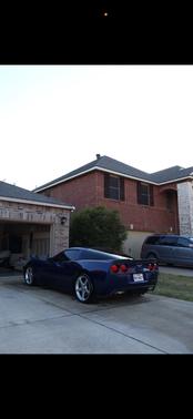 Blue 2005 Chevrolet Corvette Base